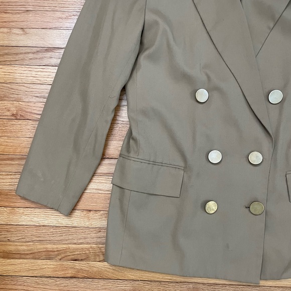 Vintage Tan Oversized Blazer - Picture 5 of 14